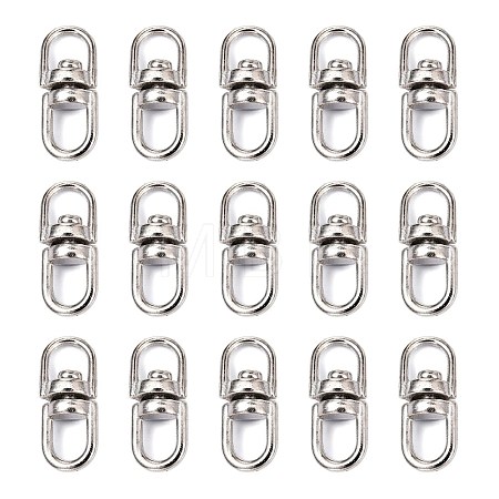 Alloy Double Eye Swivel Clasps LS-PALLOY-E385-14P-1