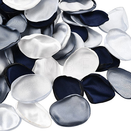 Polyester Artificial Rose Flower Petals AJEW-WH20067-107K-1