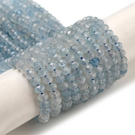 Natural Aquamarine Beads Strands G-A097-C01-01-1