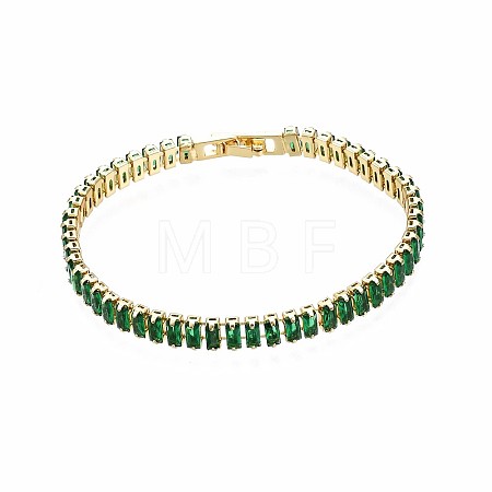 Cubic Zirconia Classic Tennis Bracelet X-ZIRC-S067-073D-NF-1
