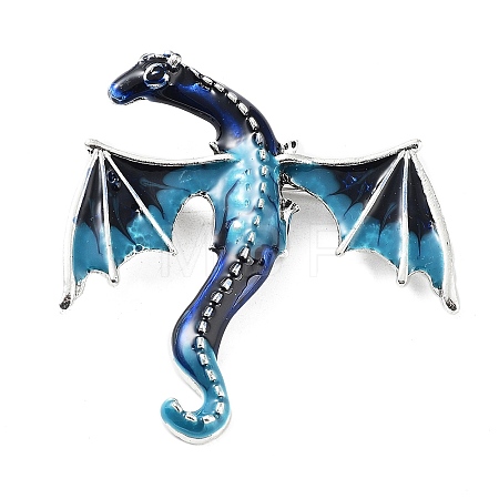 Dragon Alloy Brooch JEWB-K018-13AS-05-1