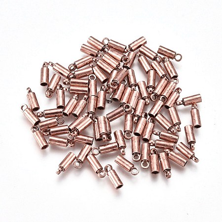 Brass Cord Ends X-KK-F769-22R-1
