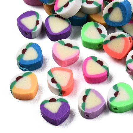 Handmade Polymer Clay Beads CLAY-N008-80-B-1