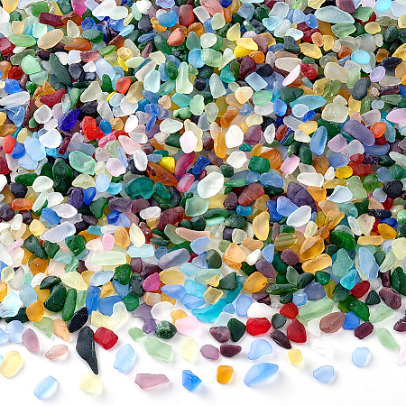 450G Frosted Glass Beads FGLA-PH0001-12-1