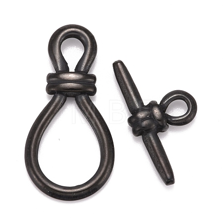 304 Stainless Steel Toggle Clasps STAS-K216-02EB-1