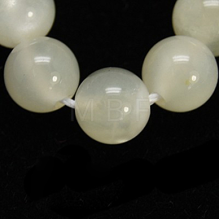 Natural White Moonstone Beads Strands LS-G-D294-6mm-1