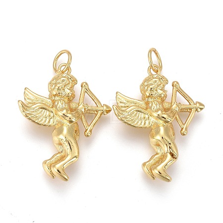 Brass Pendants X-KK-Z001-05G-1