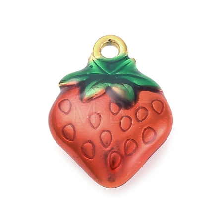 304 Stainless Steel Pendants STAS-V003-08G-03-1
