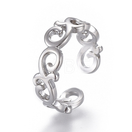 Adjustable Brass Toe Rings RJEW-EE0002-08P-1