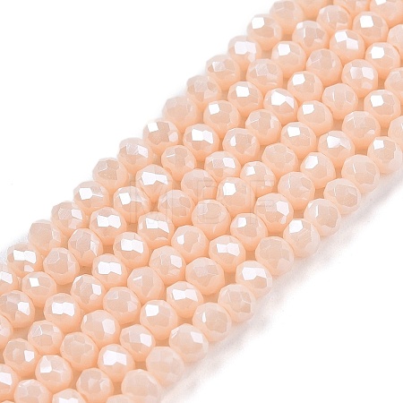 Electroplate Glass Beads Strands EGLA-A044-P2mm-A05-1
