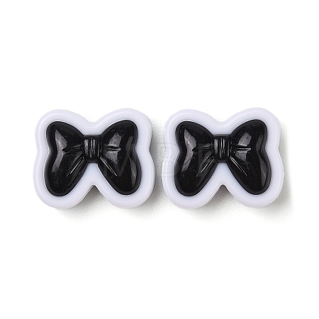 Two-tone Acrylic Beads OACR-U003-04-1