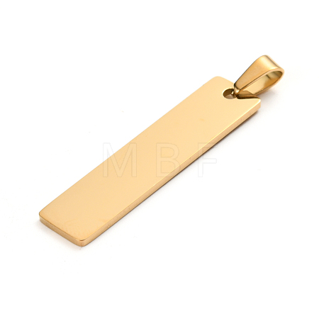 Ion Plating(IP) 304 Stainless Steel Pendants STAS-D142-01B-G-1