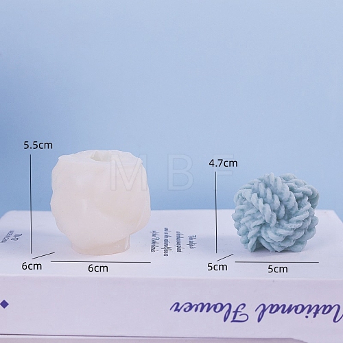 Wool DIY Food Grade Silicone Candle Molds PW-WG20541-01-1