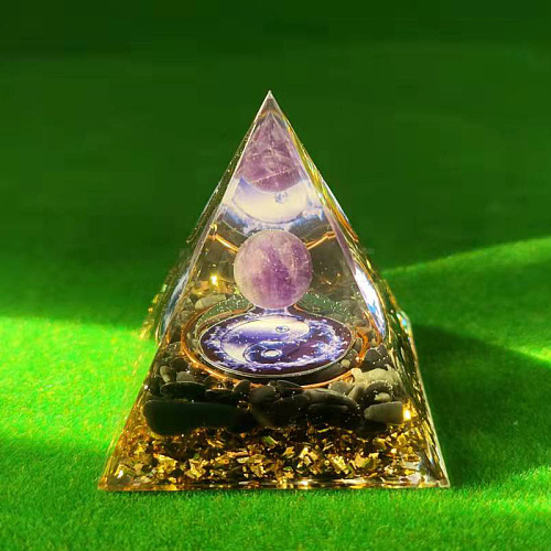 Orgonite Pyramid Resin Energy Generators PW-WG9316C-01-1