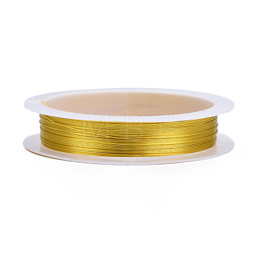 Round Copper Jewelry Wire X-CWIR-Q006-0.4mm-G-1