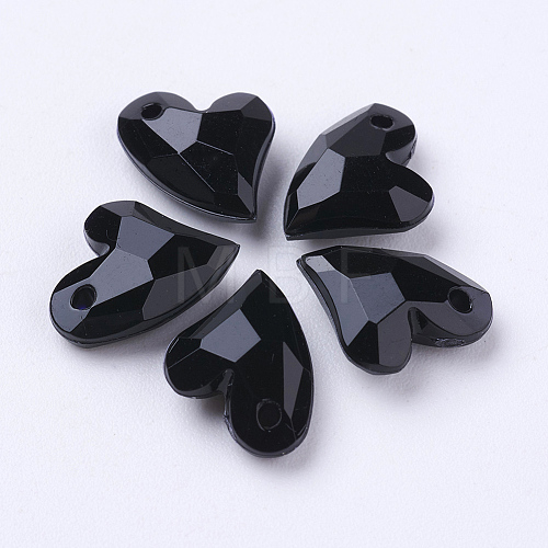 Opaque Acrylic Charms MACR-G055-11mm-01-1