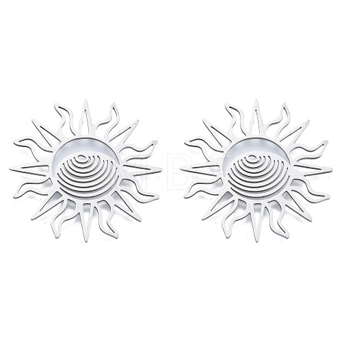 Non-Tarnish 201 Stainless Steel Filigree Joiners STAS-N090-LA950-1-1