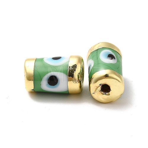 Handmade Evil Eye Lampwork Beads LAMP-M012-01LG-D-1