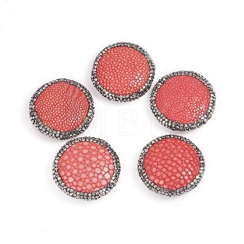 Pearl Fishskin Leather Beads RB-I079-04A-1