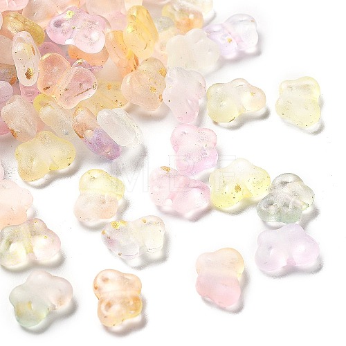 Gradient Color Transparent Acrylic Beads OACR-M023-05G-1