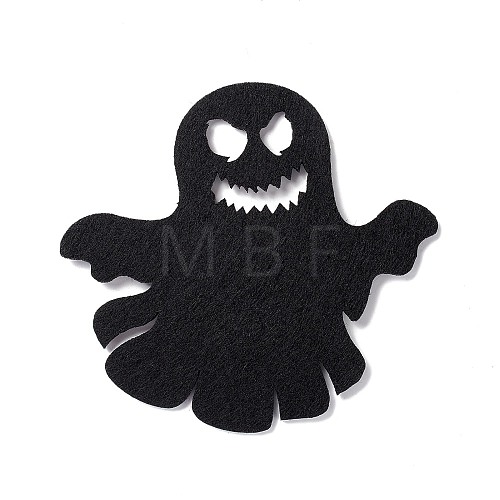 Wool Felt Ghost Party Decorations AJEW-P101-06B-1
