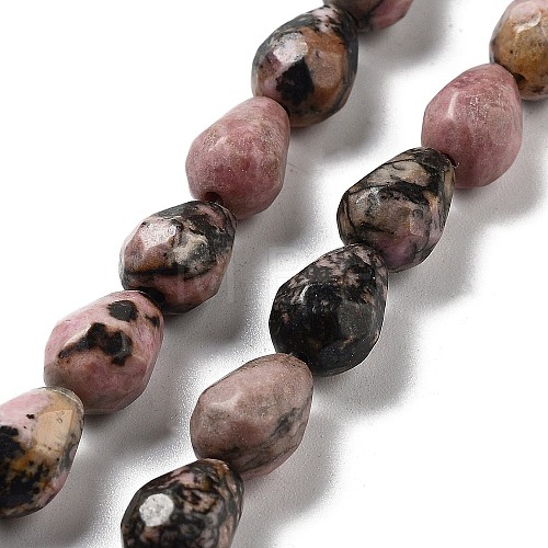 Natural Rhodonite Beads Strands G-P520-B25-01-1