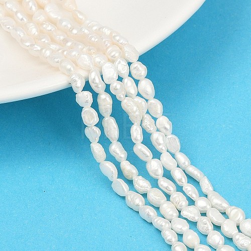 Natural Cultured Freshwater Pearl Beads Strands PEAR-P064-20E-02B-1