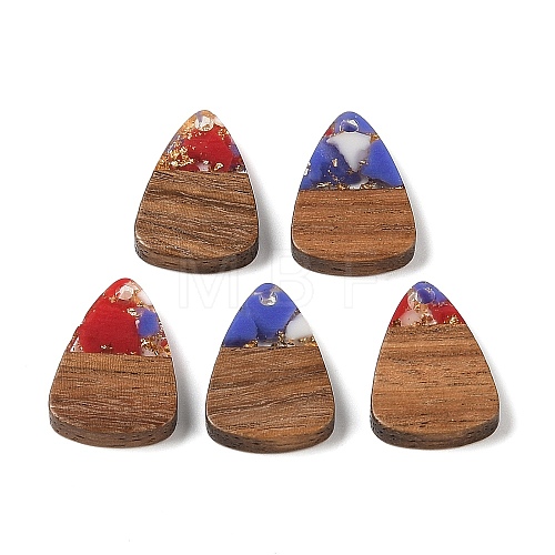 Resin & Wood Pendants WOOD-S061-02J-1