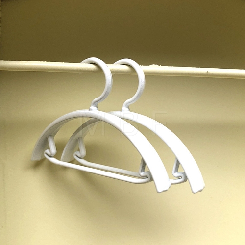 2Pcs Metal Coat Hanger Miniature Ornaments PW-WG55179-01-1