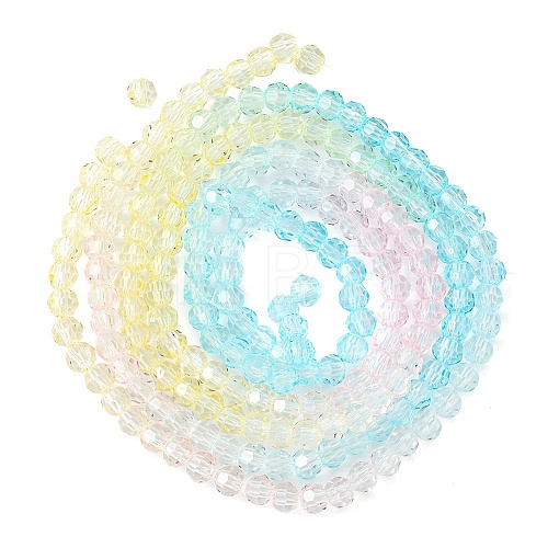 Transparent Glass Beads Strands GLAA-YW0001-59A-1