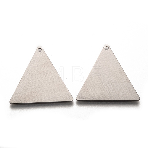 304 Stainless Steel Pendants STAS-O133-04G-P-1