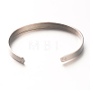 Love & Dream & Luck 304 Stainless Steel Cuff Bangles BJEW-N263-01-2