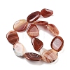 Natural Striped Agate/Banded Agate Beads Strands G-Z061-C09-03-3