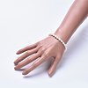 Natural Pearl Beads Stretch Bracelets BJEW-JB04265-01-3