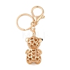 Zinc Alloy Rhinestone Keychain KEYC-M024-01KCG-01-3