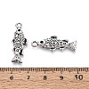 Tibetan Style Alloy Pendants TIBEP-T053-07AS-3