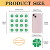 8 Sheets Plastic Waterproof Self-Adhesive Picture Stickers DIY-WH0428-022-2