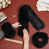 1Pc Imitation Fox Fur Collar AJEW-PH0009-24A-3