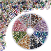 80G 8 Colors Glass Bugle Beads GLAA-PH0003-71-1