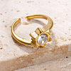 304 Stainless Steel Cuff Open Rings WG3E739-01-4