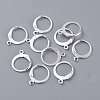 304 Stainless Steel Leverback Earring Findings STAS-K210-29S-1