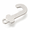 Non-Tarnish 201 Stainless Steel Charms STAS-C021-06P-J-3