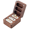 3 Slot Rectangle Wood Jewelry Storage Box CON-WH0087-80-1