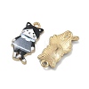 Printed Alloy Pendants ENAM-K076-36G-04-2
