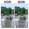 Polyester Stretch Chair Sashes Bows for Wedding Reception AJEW-WH0041-20-4