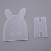 Rabbit Cellphone Holder Silicone Molds DIY-WH0176-14-2