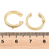 Brass Micro Pave Clear Cubic Zirconia Ear Cuff Findings KK-Z158-06G-3