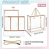 Transparent PP Plastic Gift Box AJEW-WH0166-06A-02-2