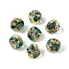 Handmade Gold Sand Lampwork Beads LAMP-Q039-03C-1