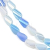 Electroplate Glass Beads Strands EGLA-P065-01A-07-3